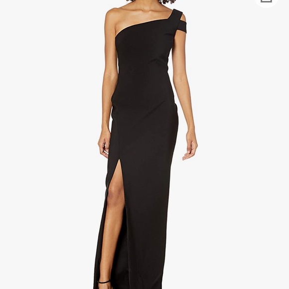 likely black gown